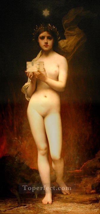 Pandora nude Jules Joseph Lefebvre Oil Paintings